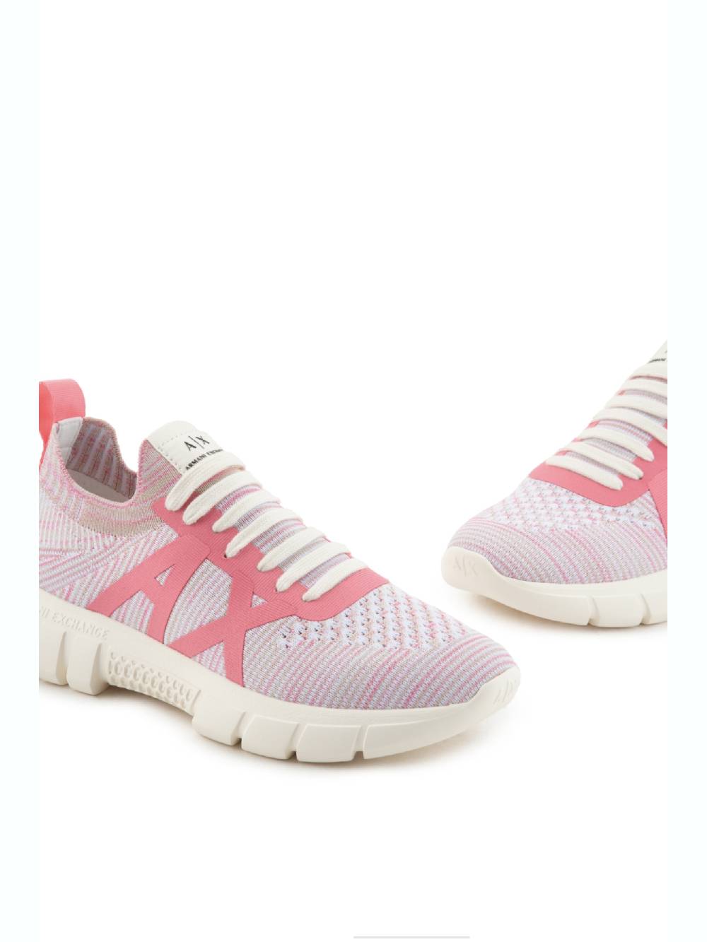 ARMANI EXCHANGE  Sneakers Armani Exchange Fucsia - Pelle E Tessuto Comodi