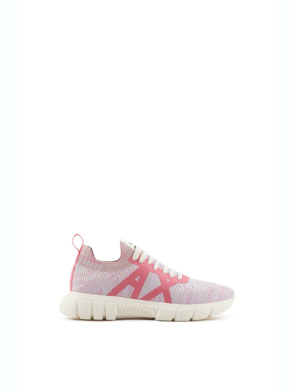 ARMANI EXCHANGE  Sneakers Armani Exchange Fucsia - Pelle e Tessuto Comodi