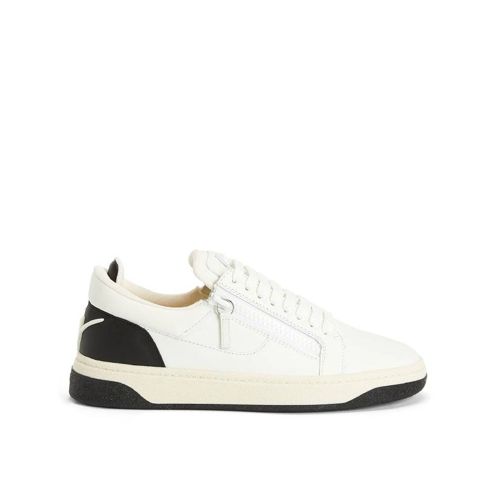 GIUSEPPE ZANOTTI DESIGN  Sneakers Basse Uomo Giuseppe Zanotti in Pelle Bianca
