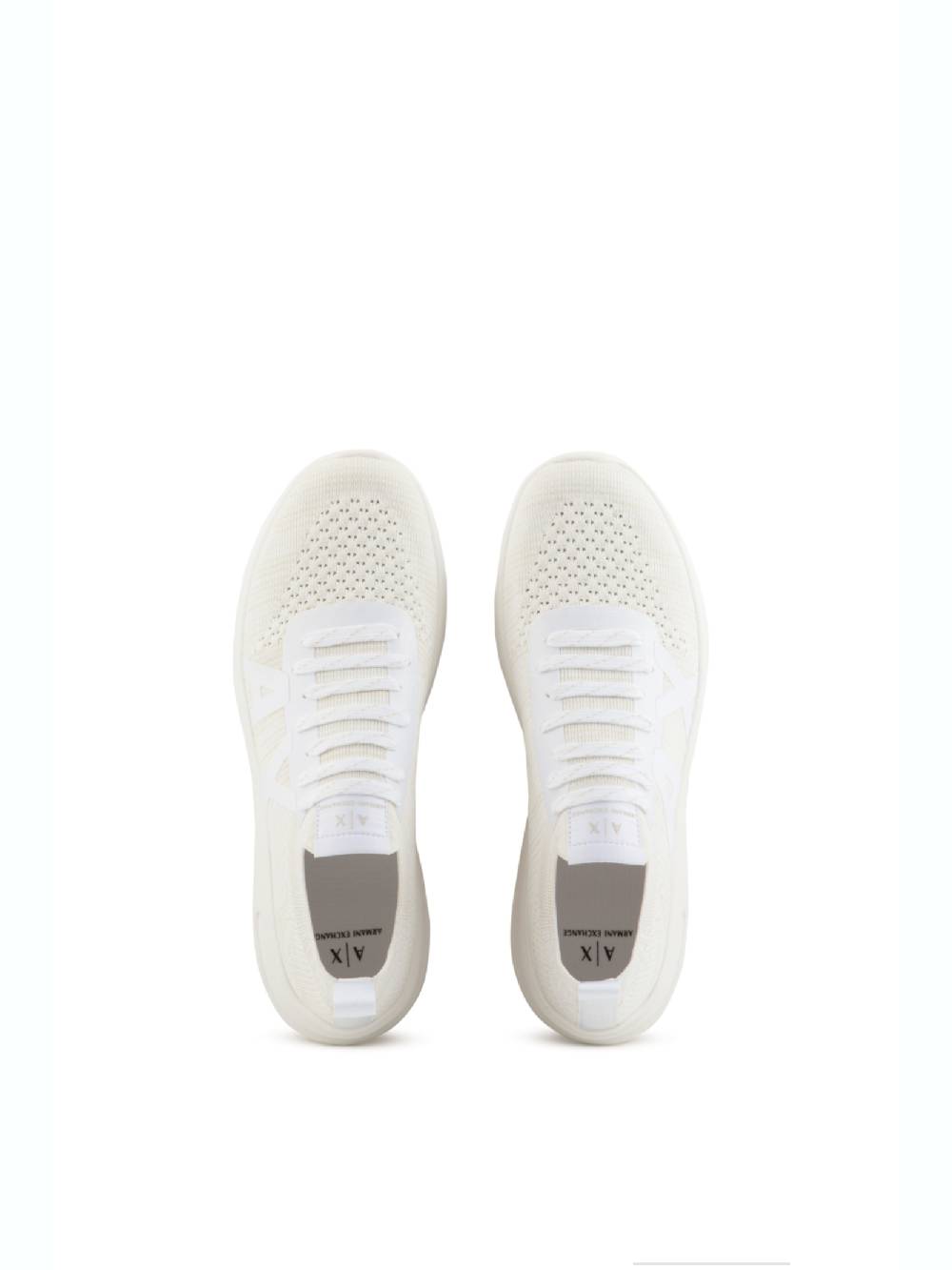 ARMANI EXCHANGE  Sneakers Bianche In Pelle Da Uomo Armani Exchange