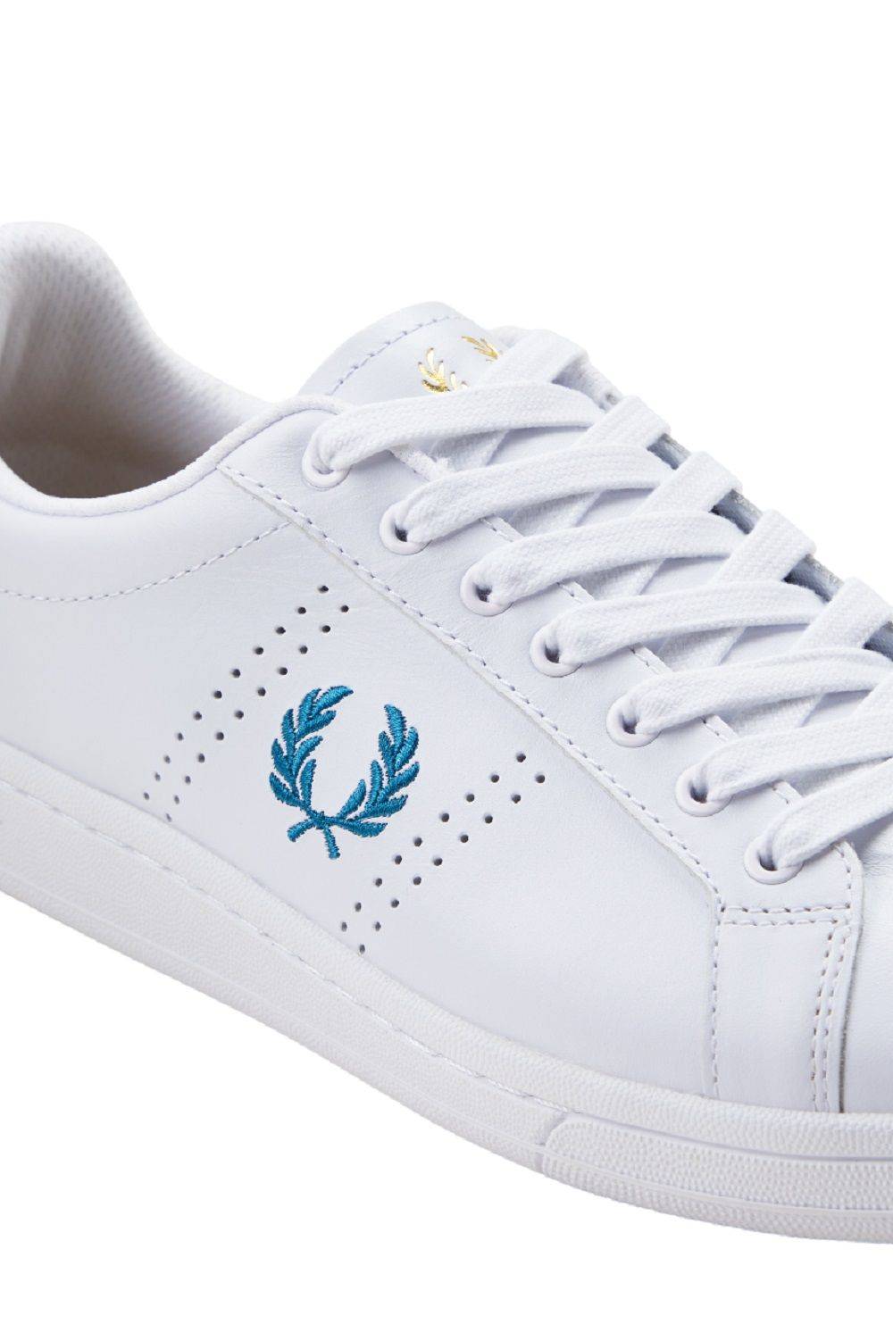 FRED PERRY  Sneakers Bianche In Pelle Fred Perry B721