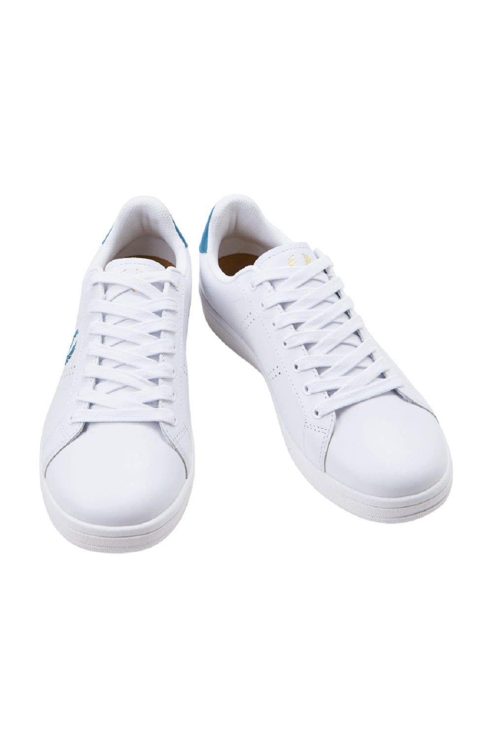 FRED PERRY  Sneakers Bianche In Pelle Fred Perry B721