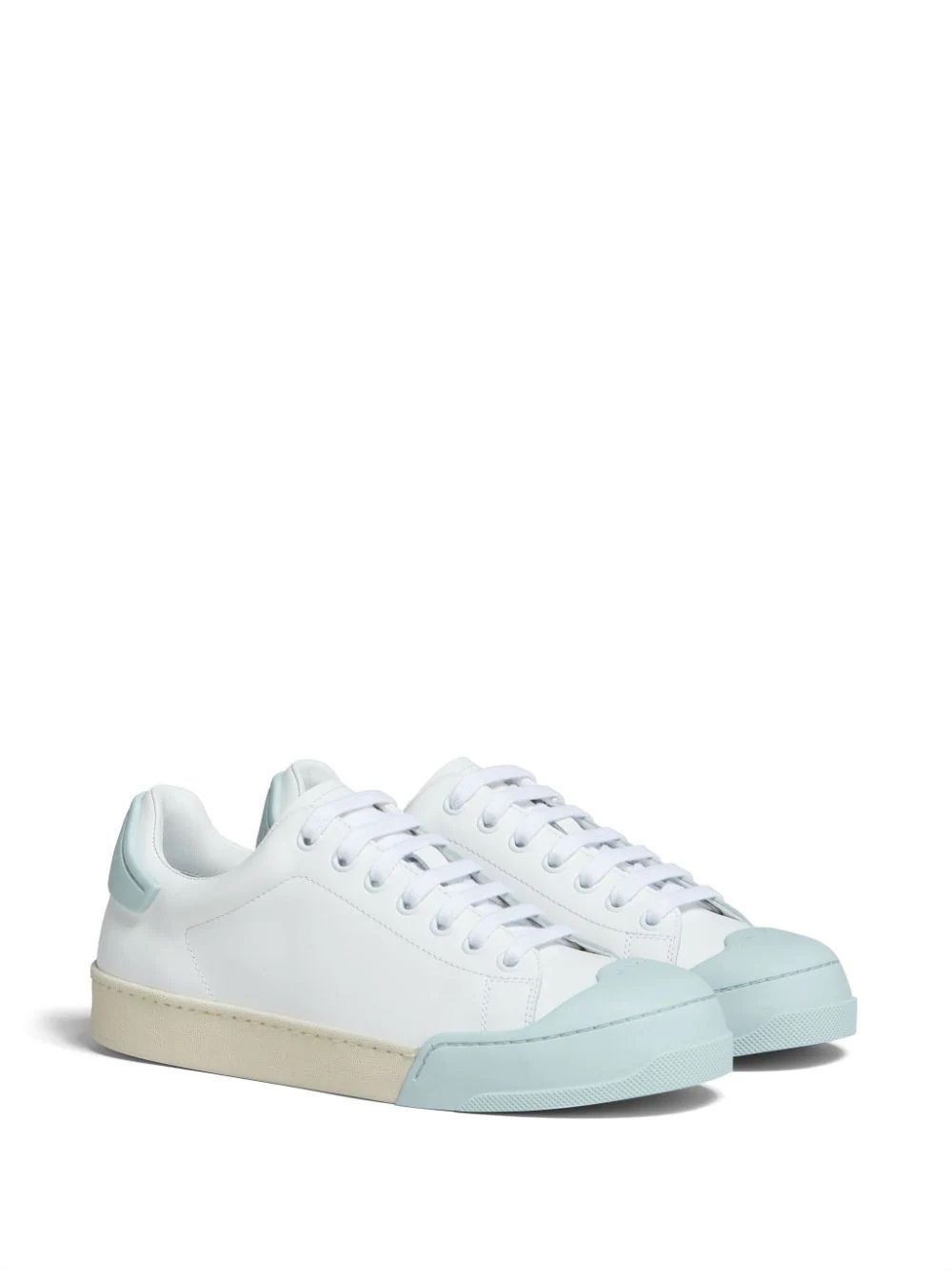 MARNI  Sneakers Da Donna MARNI In Pelle Di Vitello Bianca