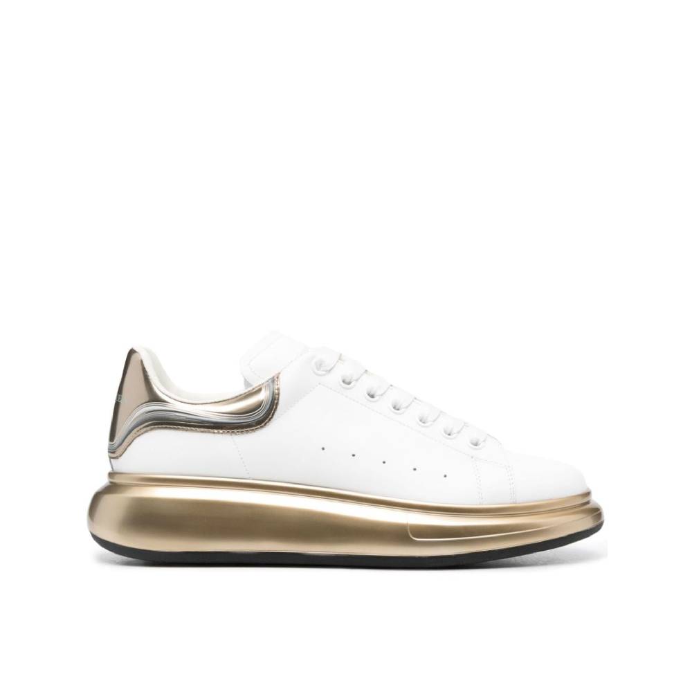 ALEXANDER MCQUEEN Sneakers di Pelle Bianca Alexander McQueen Uomo ALEXANDER MCQUEEN Sneakers di Pelle Bianca Alexander McQueen Uomo