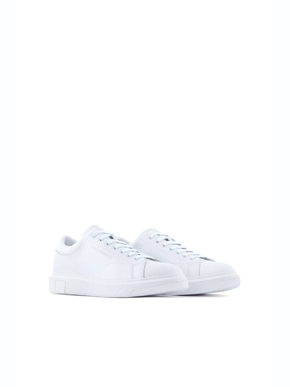 ARMANI EXCHANGE  Sneakers Di Pelle Bianca Armani Exchange Uomo