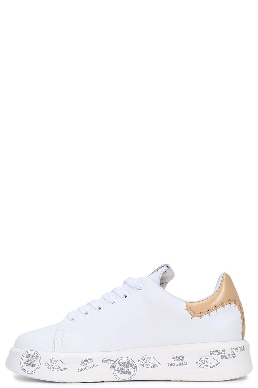 PREMIATA  Sneakers Di Pelle Multicolore Premiata BELLEVAR6711 Per Donne