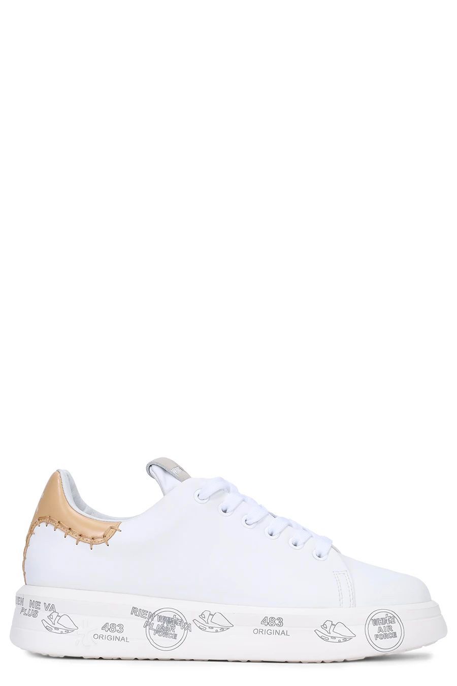 PREMIATA  Sneakers di Pelle Multicolore Premiata BELLEVAR6711 per Donne