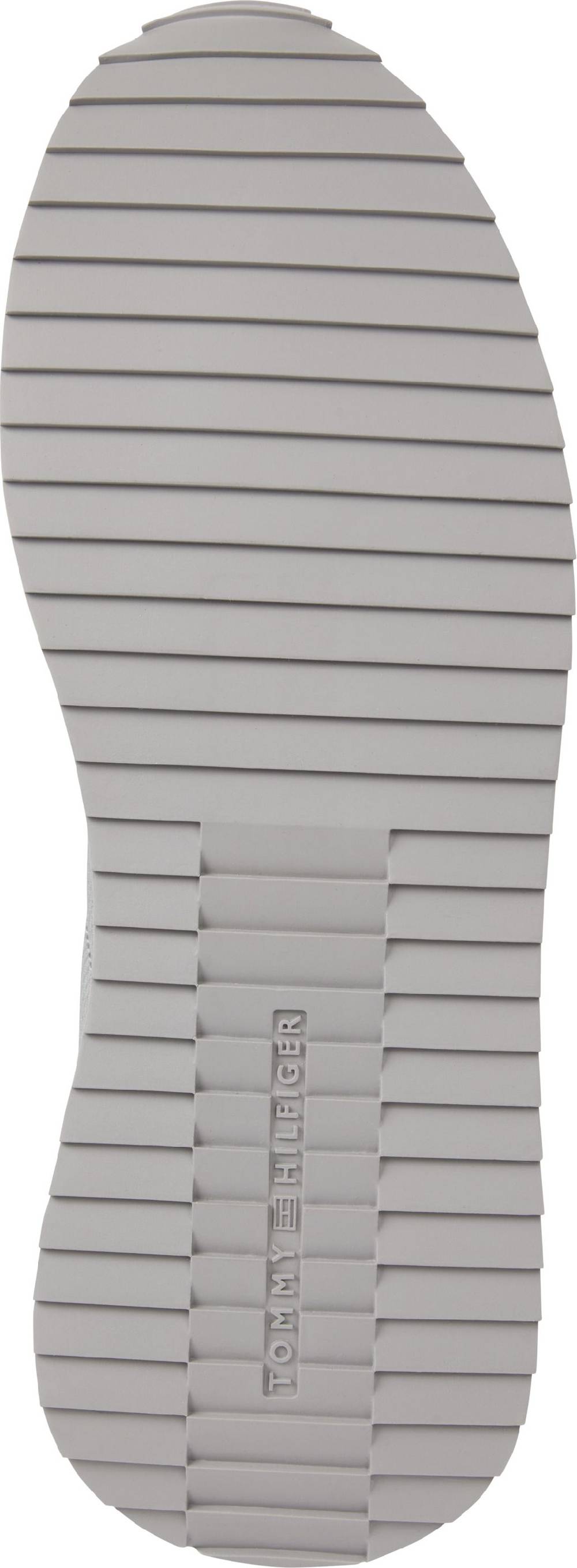 TOMMY JEANS  Sneakers Grigie Uomo In Pelle E Tessuto Tommy Jeans