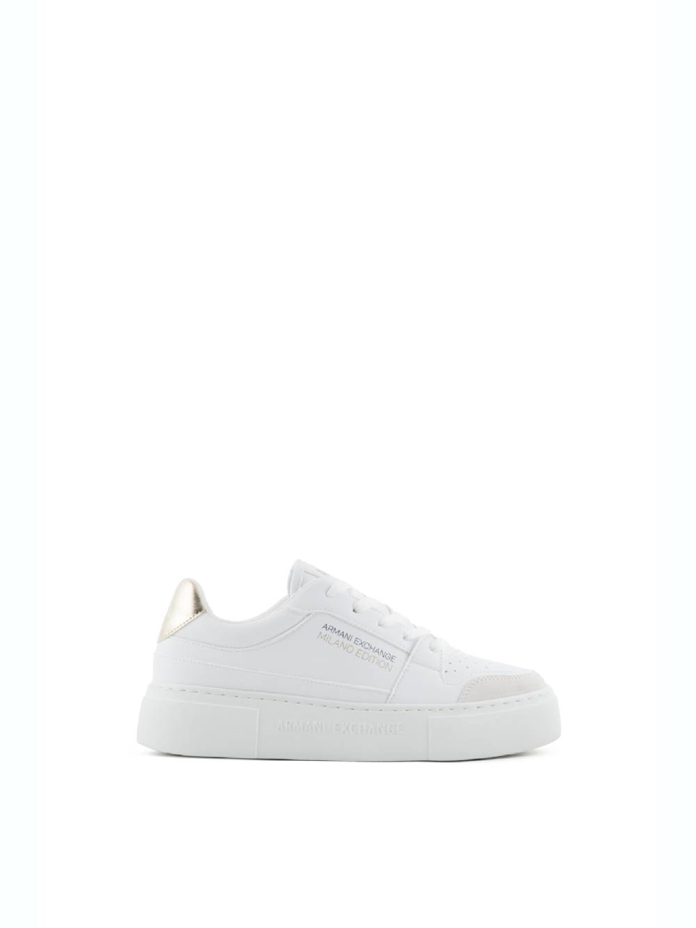 ARMANI EXCHANGE  Sneakers in Pelle Bianca Armani Exchange - Scarpe Sportive da Donna