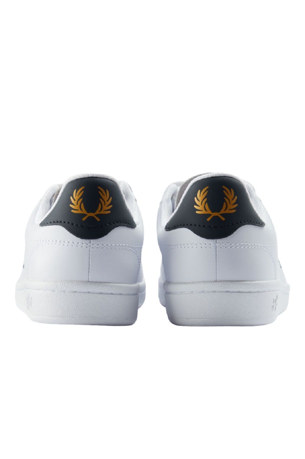FRED PERRY  Sneakers In Pelle Bianca Fred Perry B721 - Scarpe Sportive Da Uomo