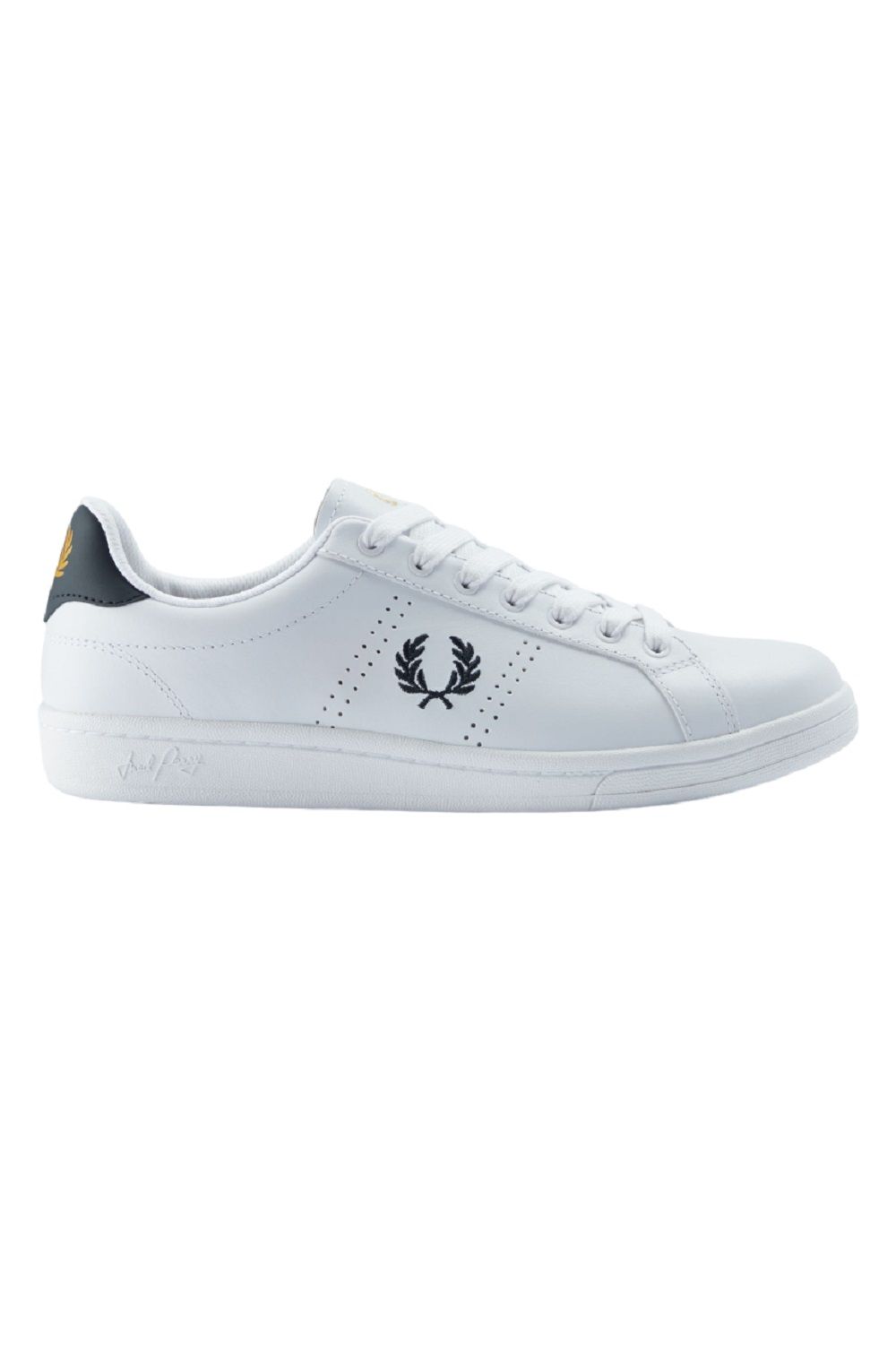 FRED PERRY  Sneakers in Pelle Bianca Fred Perry B721 - Scarpe Sportive da Uomo