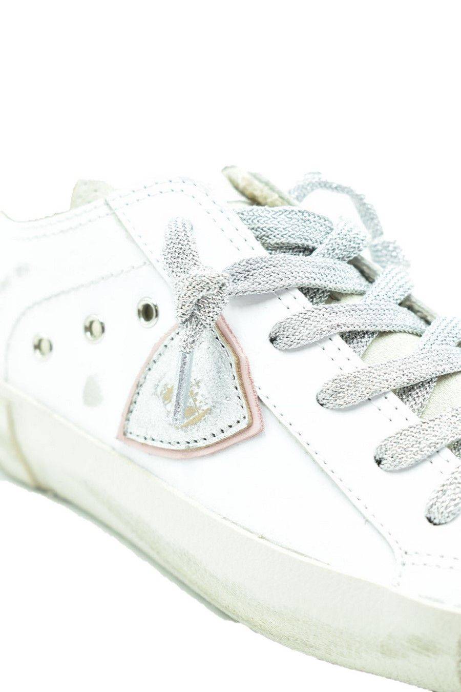 PHILIPPE MODEL  Sneakers In Pelle Bianca Philippe Model Donna PRLDVC01