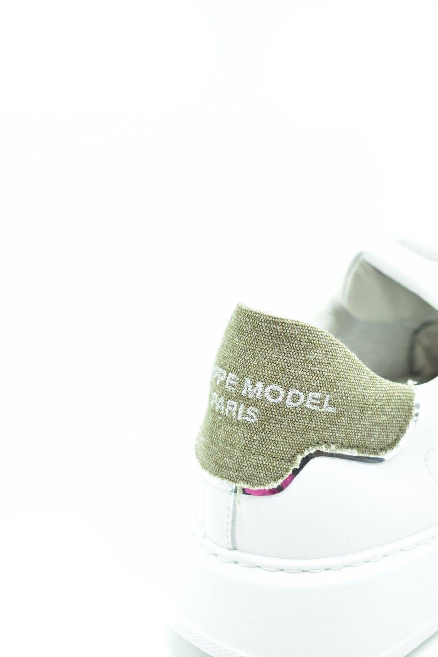 PHILIPPE MODEL  Sneakers In Pelle Bianca Uomo Philippe Model BTLUVCD2