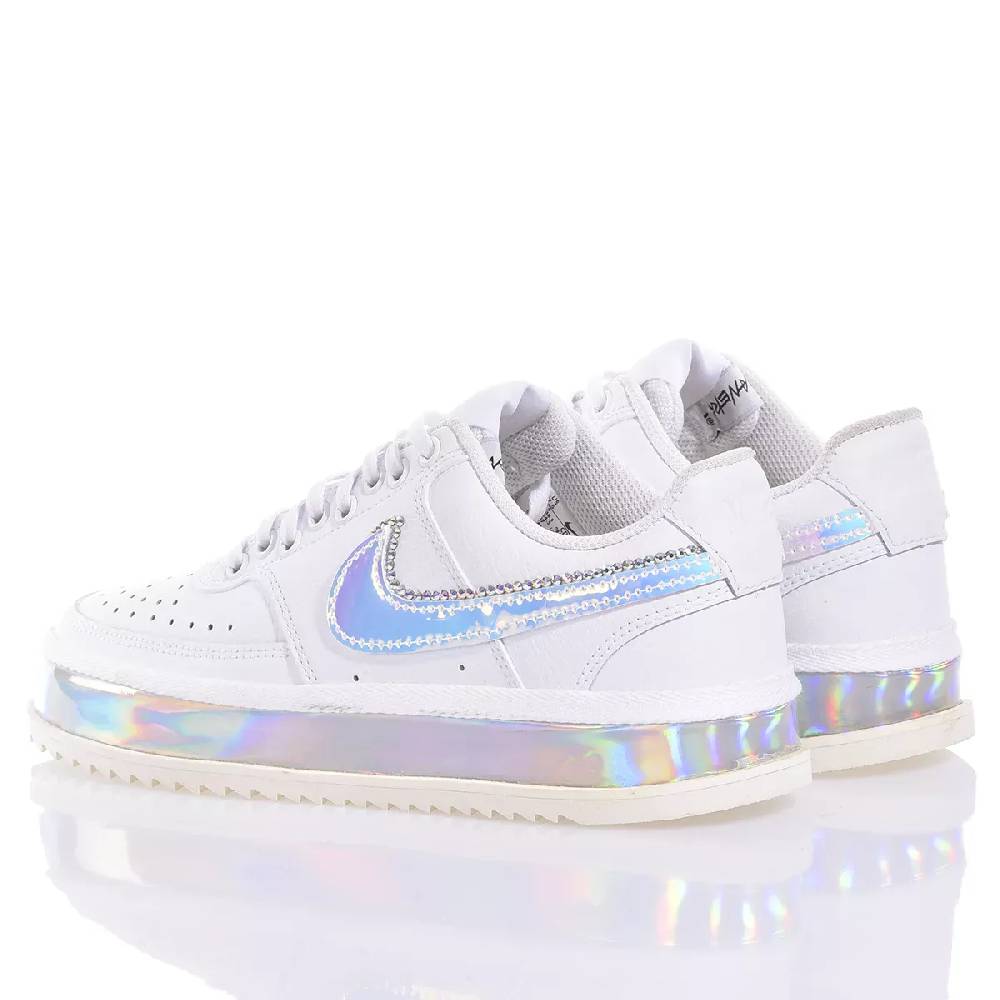 NIKE  Sneakers Nike Court Vision In Eco-Pelle - Bianco Multicolore
