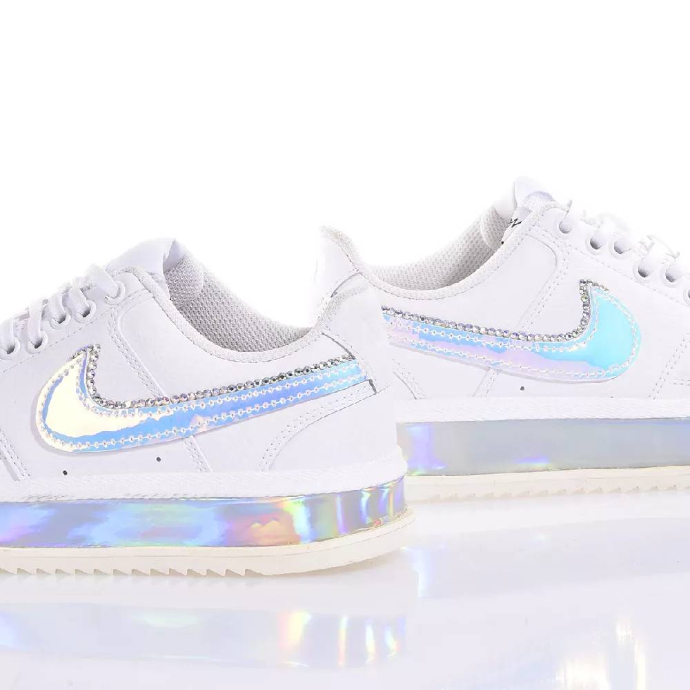 NIKE  Sneakers Nike Court Vision In Eco-Pelle - Bianco Multicolore