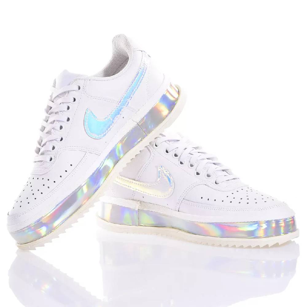 NIKE  Sneakers Nike Court Vision In Eco-Pelle - Bianco Multicolore