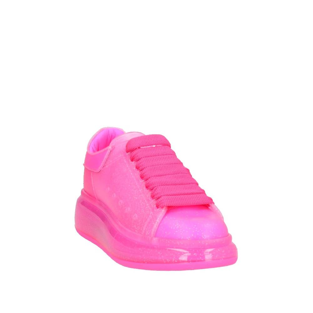 ALEXANDER MCQUEEN  Sneakers Oversize Glitter Rosa Di Alexander McQueen