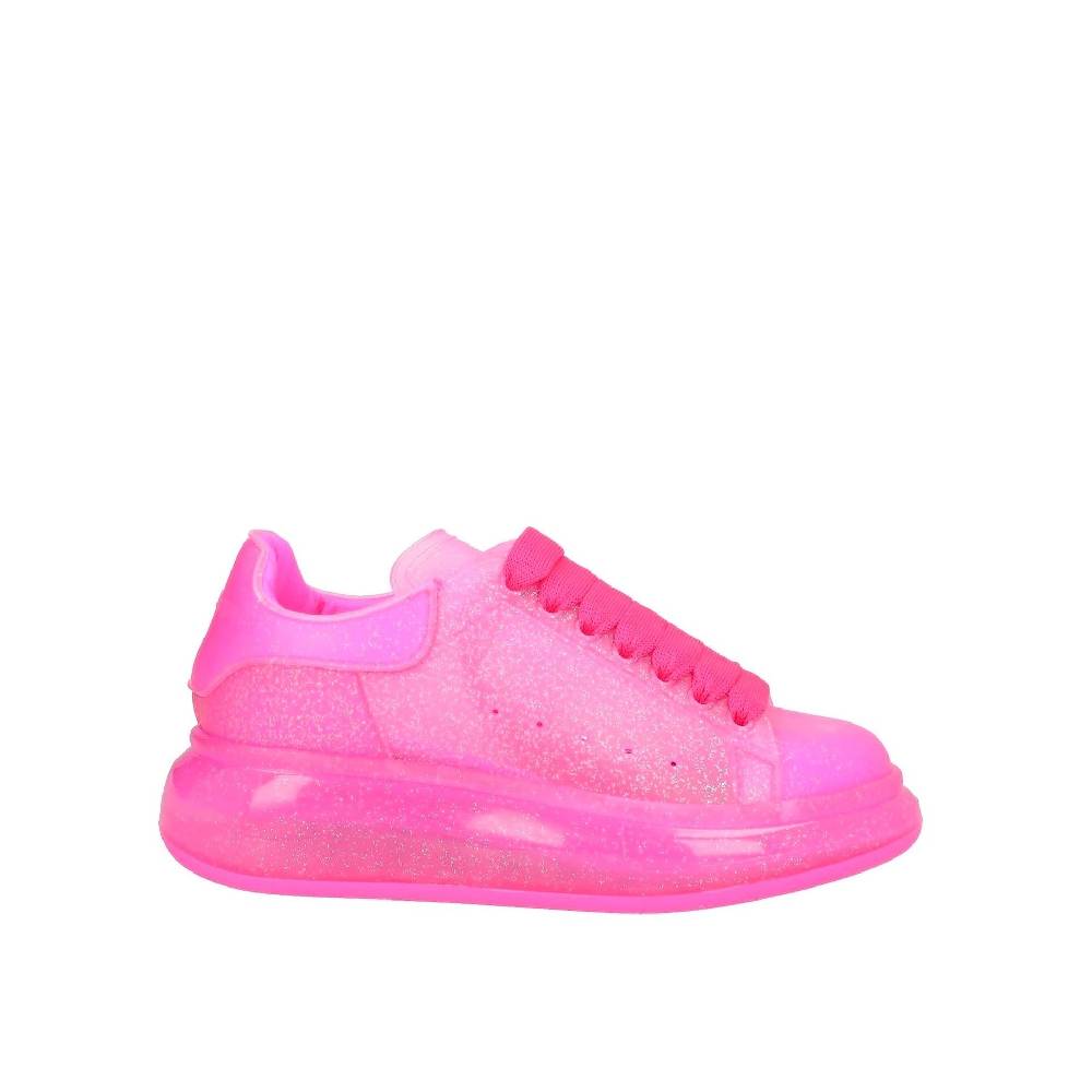 ALEXANDER MCQUEEN  Sneakers Oversize Glitter Rosa di Alexander McQueen