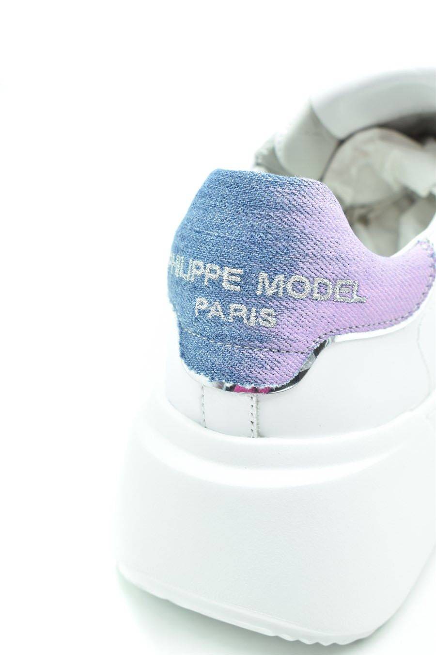 PHILIPPE MODEL  Sneakers Philippe Model Da Donna In Pelle Bianca