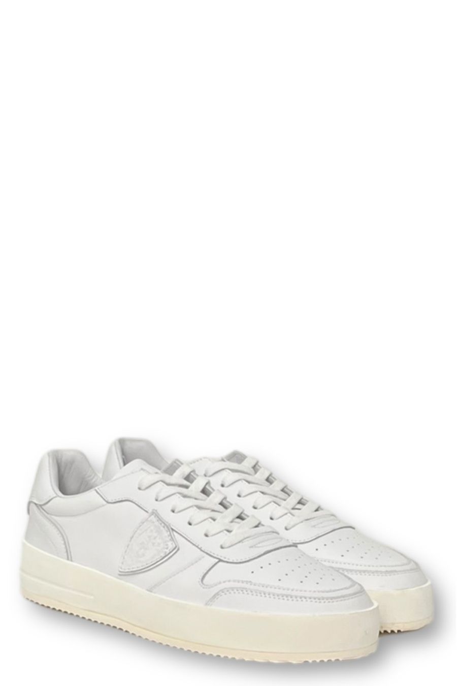 PHILIPPE MODEL  Sneakers Philippe Model In Pelle Bianca - VNLUV001