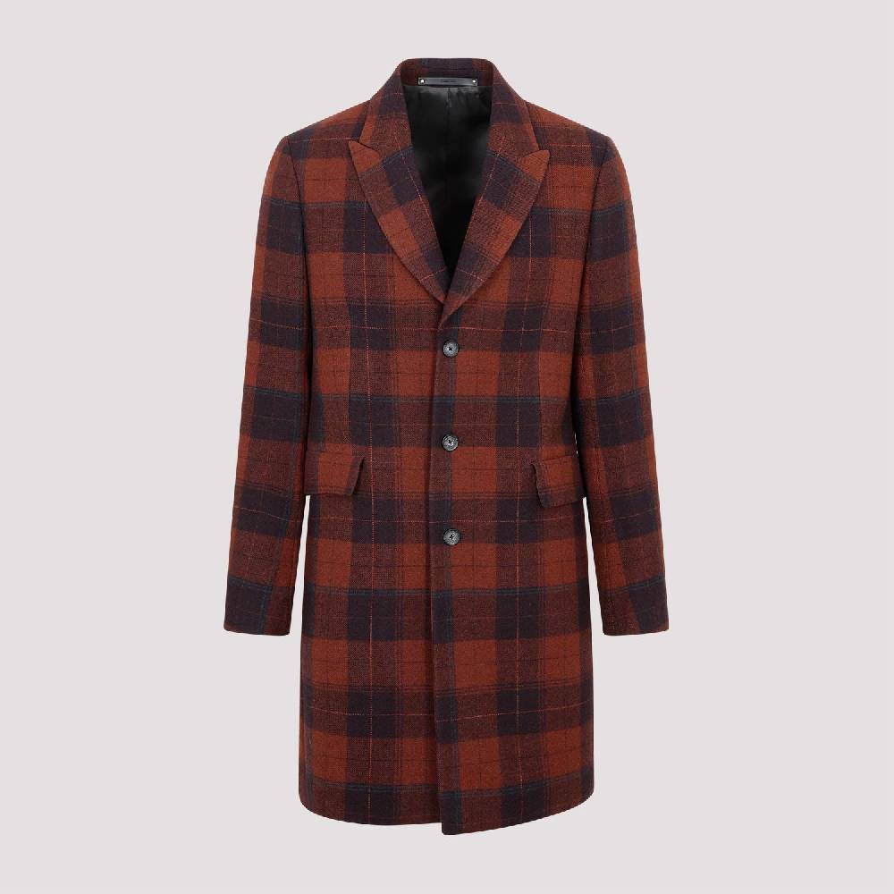 PAUL SMITH  Soprabito Di Lana Rosso Da Uomo Paul Smith