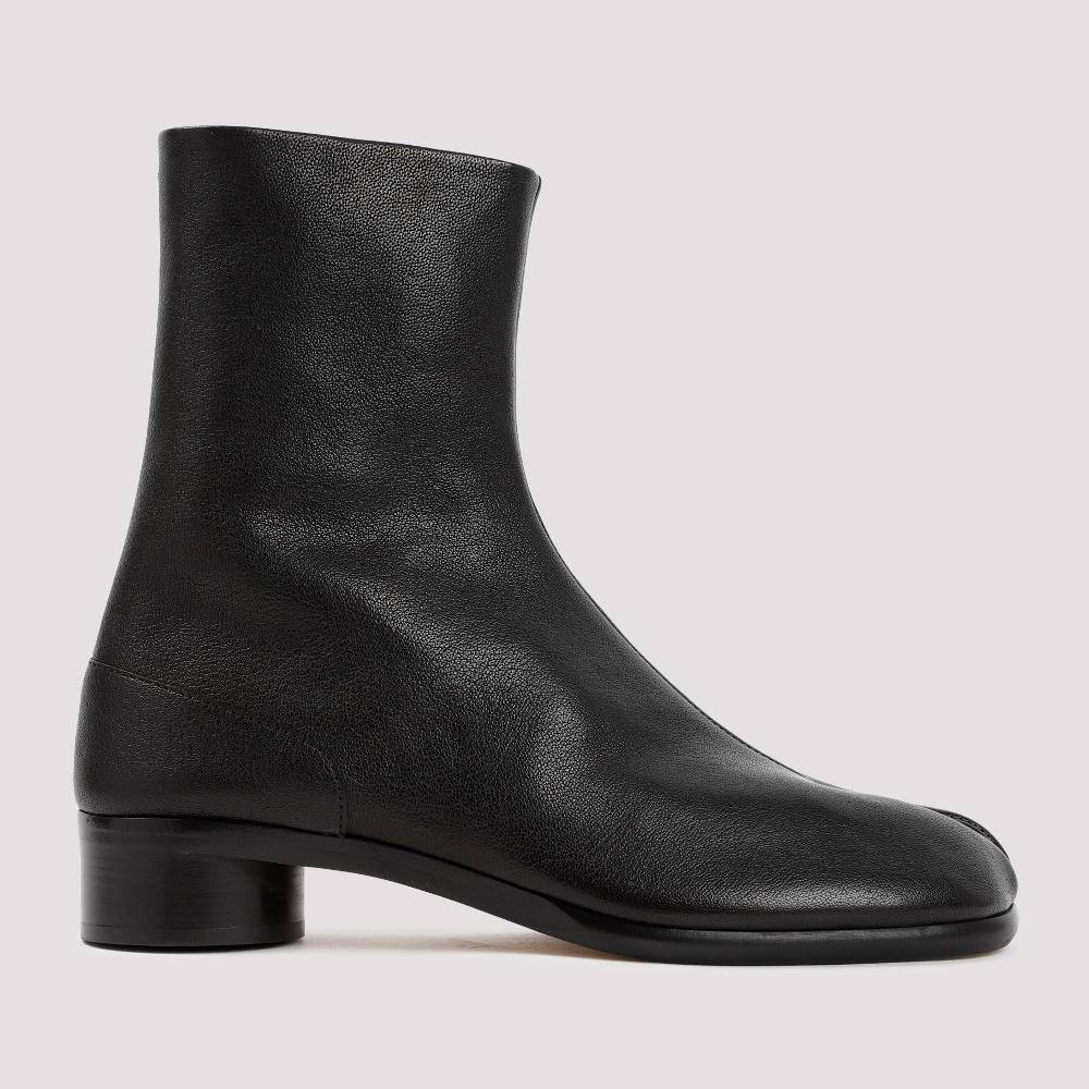 MAISON MARGIELA  Stivaletti Tabi Maison Margiela In Pelle Nera - Tacco 3cm