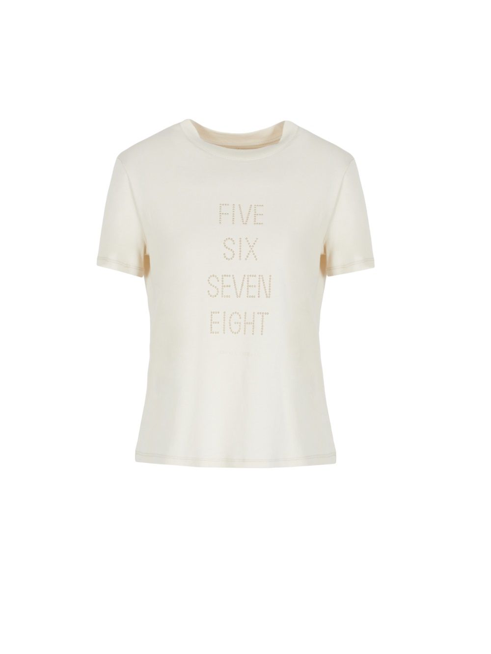 ARMANI EXCHANGE  T-Shirt Beige in Cotone da Donna Armani Exchange