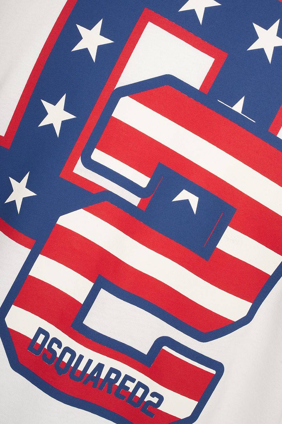 DSQUARED2  T-Shirt Bianca In Cotone DSQUARED2 Da Uomo S74GD1260