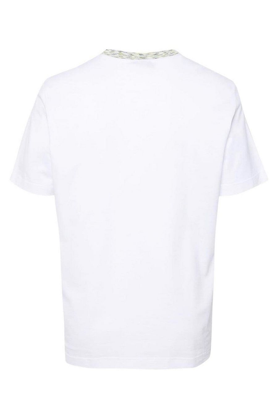 MISSONI  T-Shirt Bianca In Cotone Missoni Uomo UC22SL01-BJ0002-AS01BF