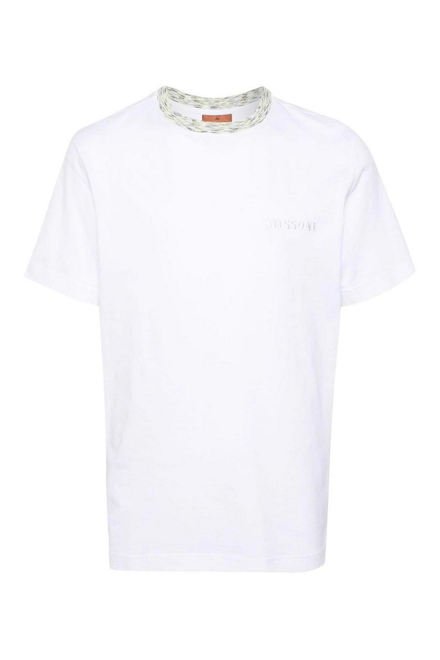 MISSONI  T-Shirt Bianca in Cotone Missoni Uomo UC22SL01-BJ0002-AS01BF