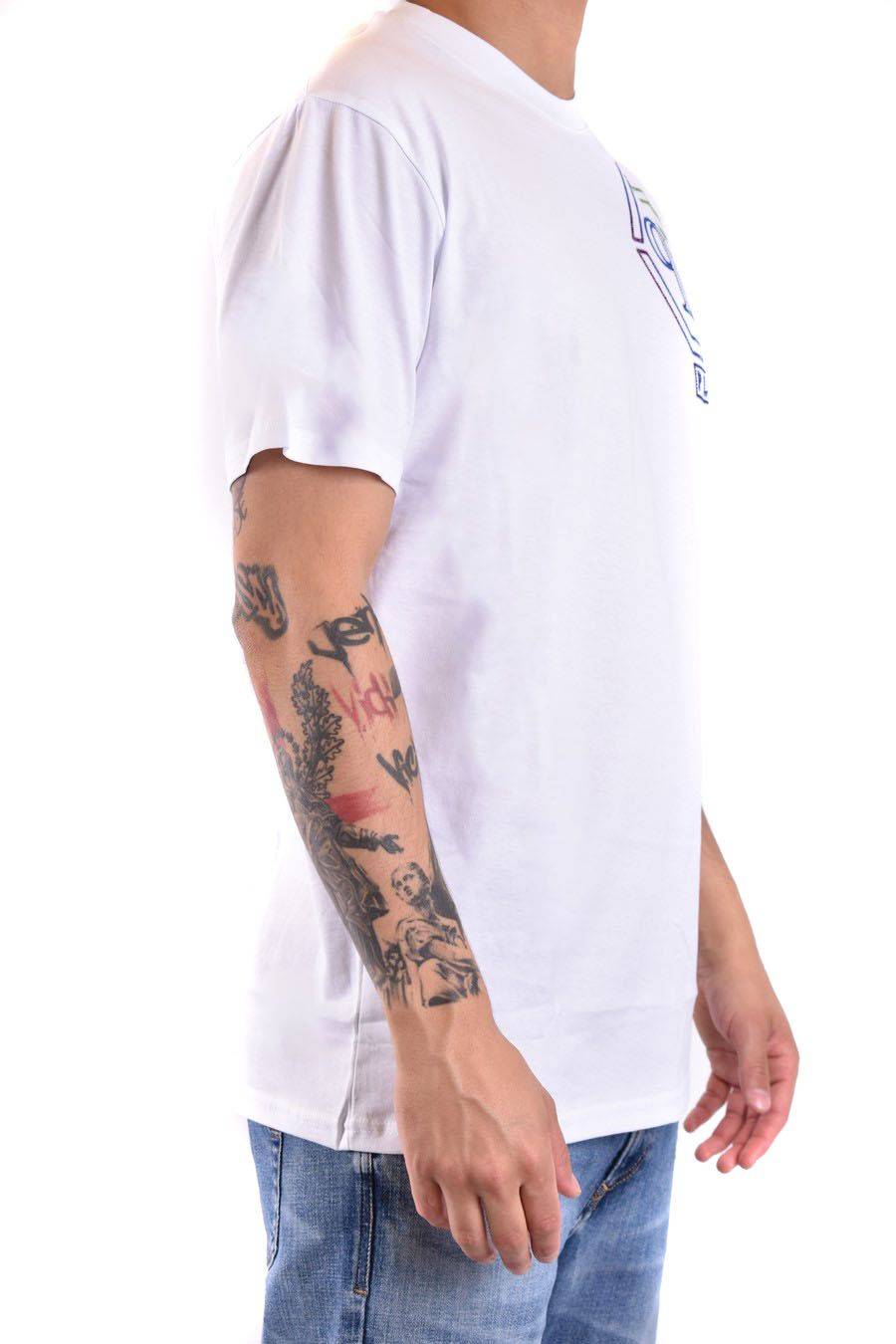 PHILIPP PLEIN  T-Shirt Bianca In Cotone Philipp Plein Uomo