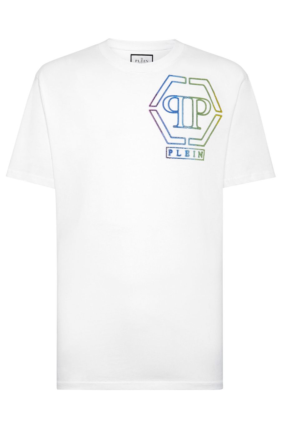 PHILIPP PLEIN  T-Shirt Bianca in Cotone Philipp Plein Uomo