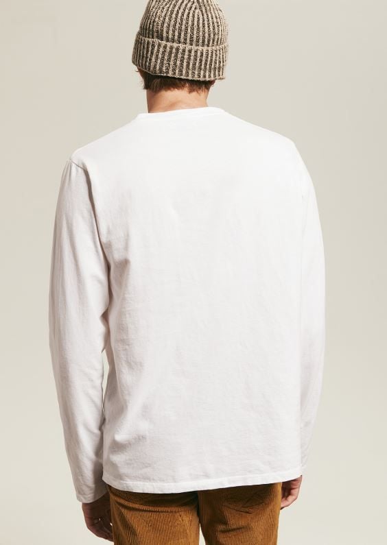 ROY ROGER'S  T-shirt Bianca In Cotone Roy Roger's Con Tasca