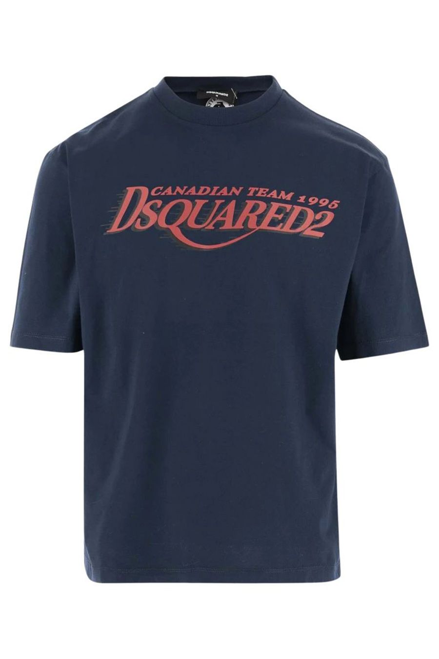 DSQUARED2  T-Shirt Blu in Cotone Uomo DSQUARED2 S74GD1257