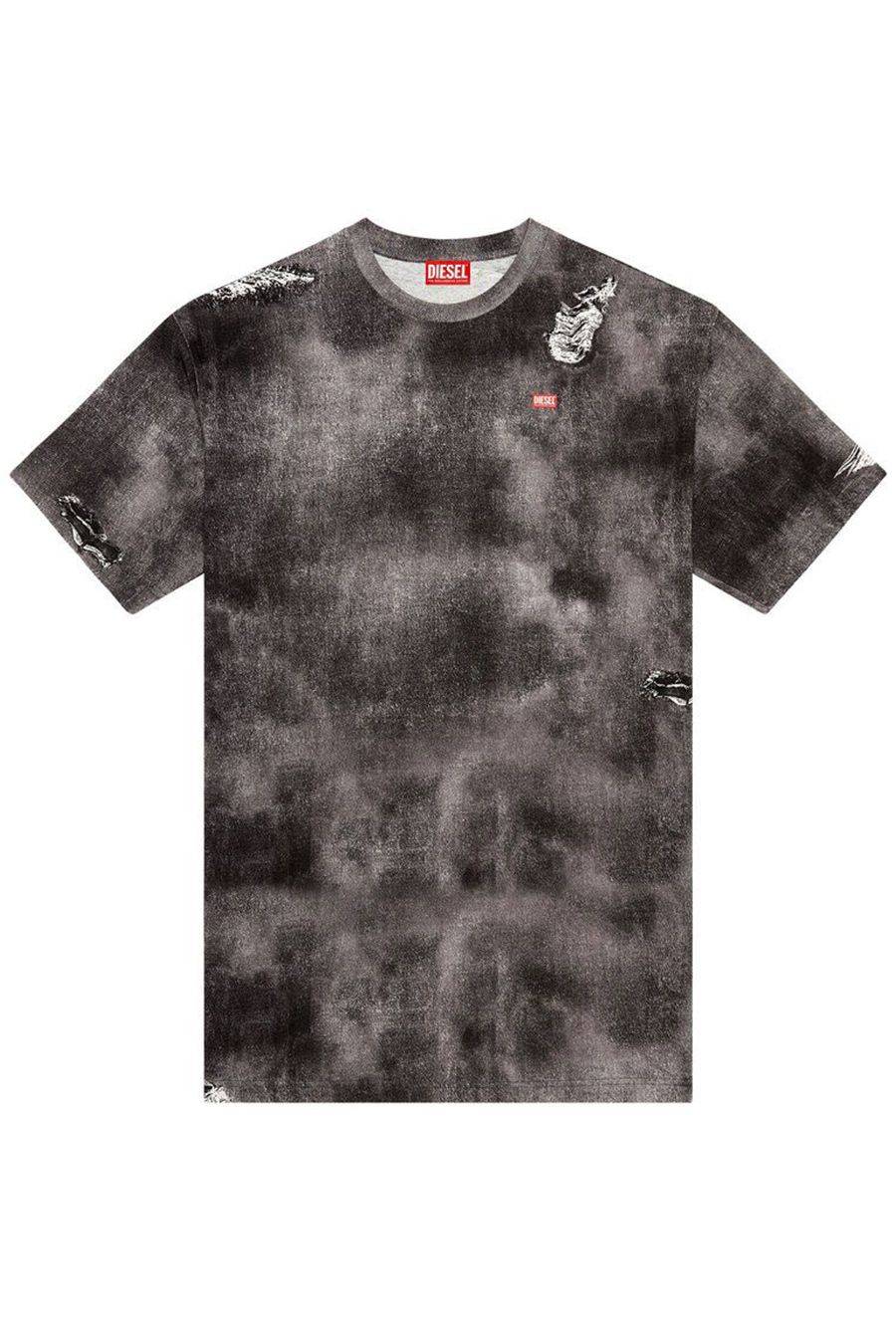 DIESEL  T-Shirt Cotone Multicolore Diesel Uomo A13035