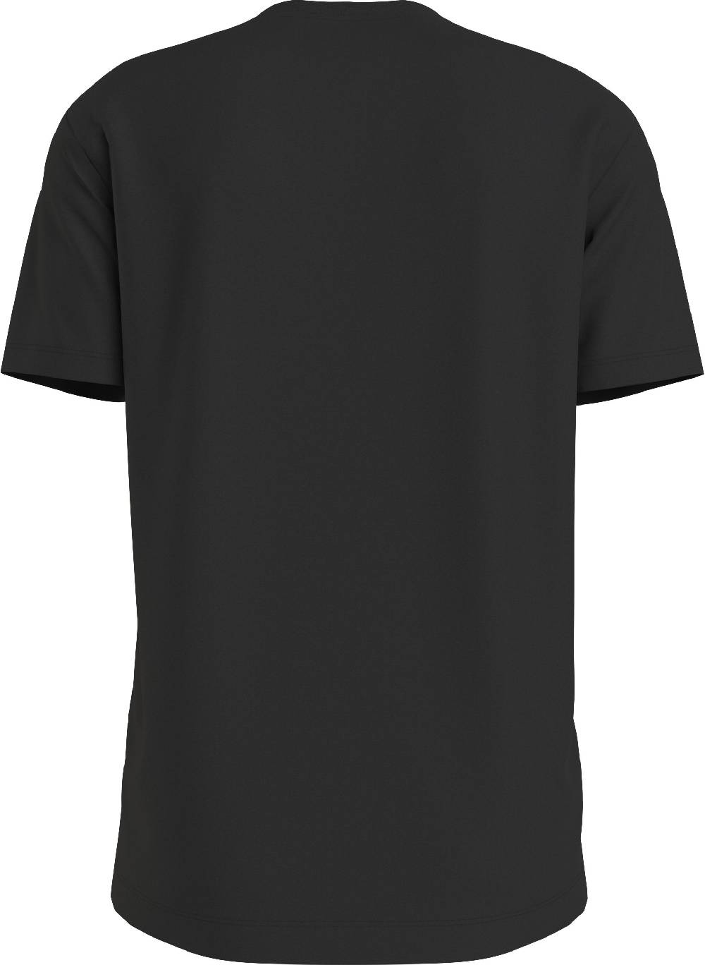 CALVIN KLEIN  T-shirt Da Uomo Calvin Klein Nera In Cotone Con Collo Rotondo