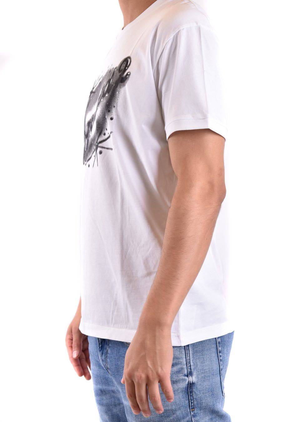 DSQUARED2  T-Shirt Da Uomo DSQUARED2 In Cotone Bianco