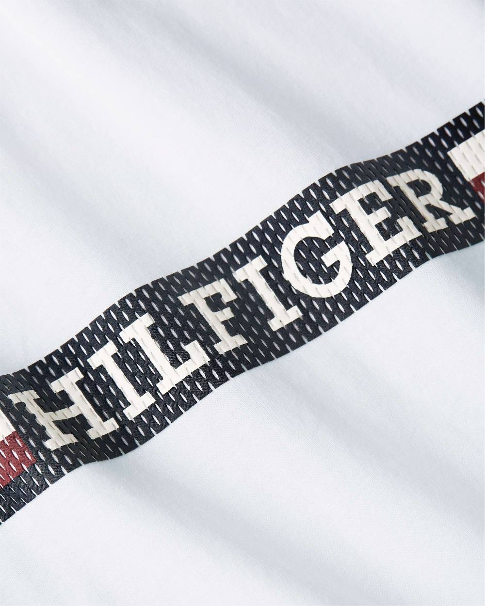 TOMMY HILFIGER  T-Shirt Da Uomo Tommy Hilfiger In Cotone Bianco