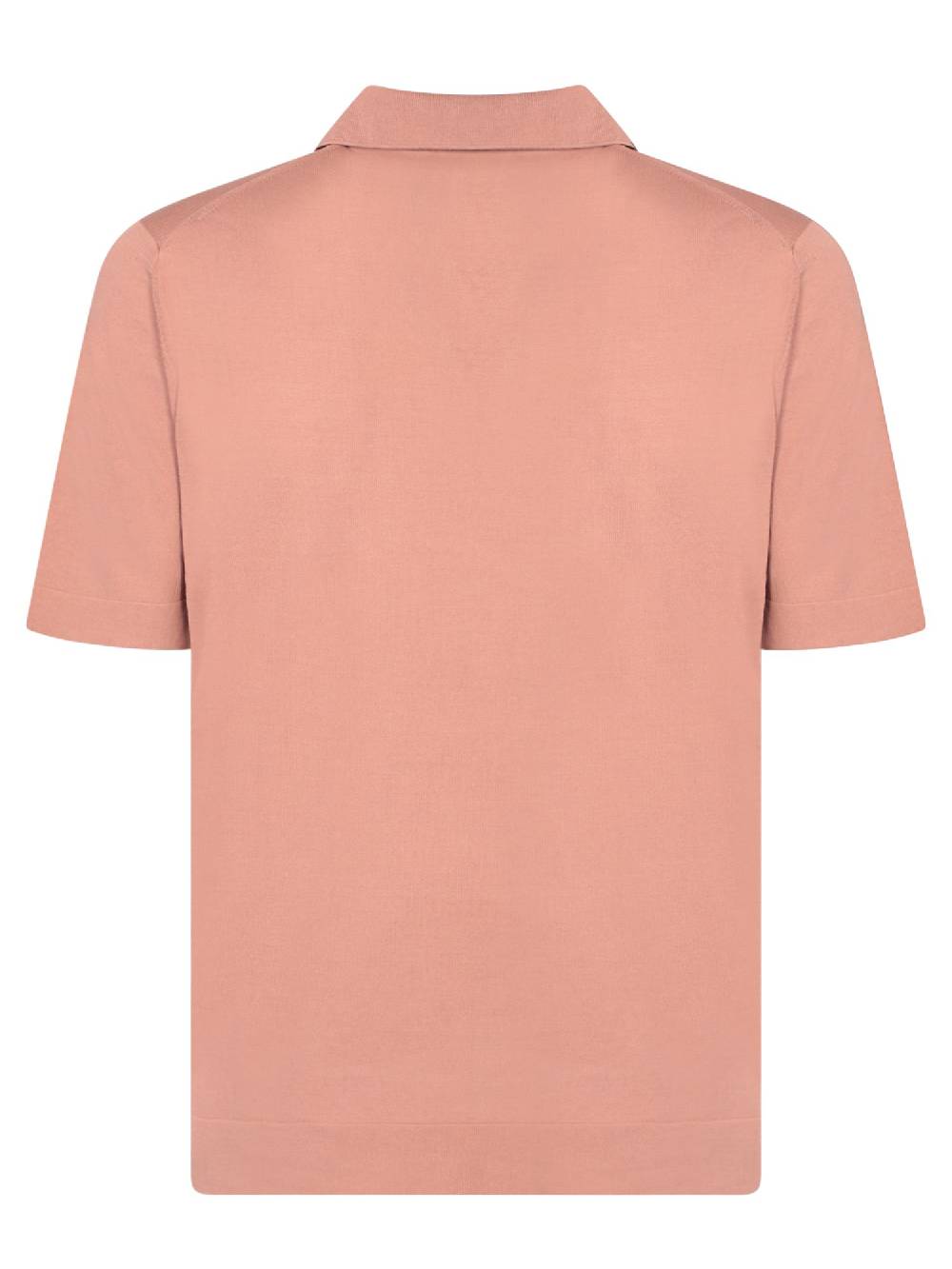 DELL'OGLIO  T-Shirt Di Cotone Rosa Da Uomo DELL'OGLIO