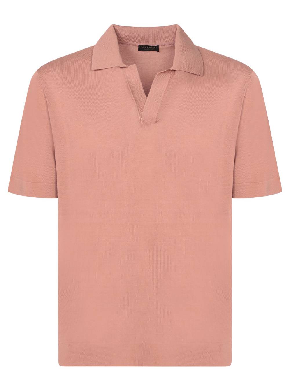 DELL'OGLIO  T-Shirt di Cotone Rosa da Uomo DELL'OGLIO