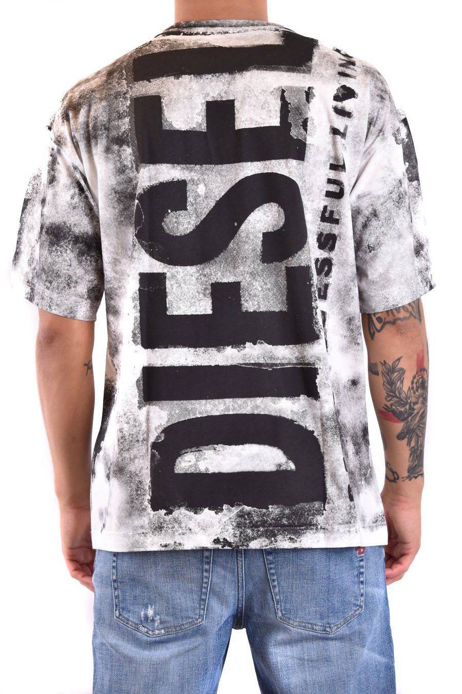 DIESEL  T-Shirt Diesel Multicolore In Cotone Per Uomo