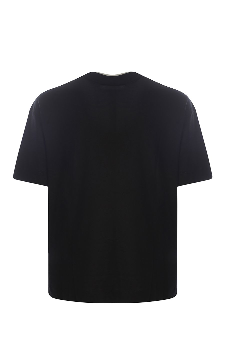 EMPORIO ARMANI  T-Shirt Emporio Armani Nera In Cotone Uomo 3D1TD4