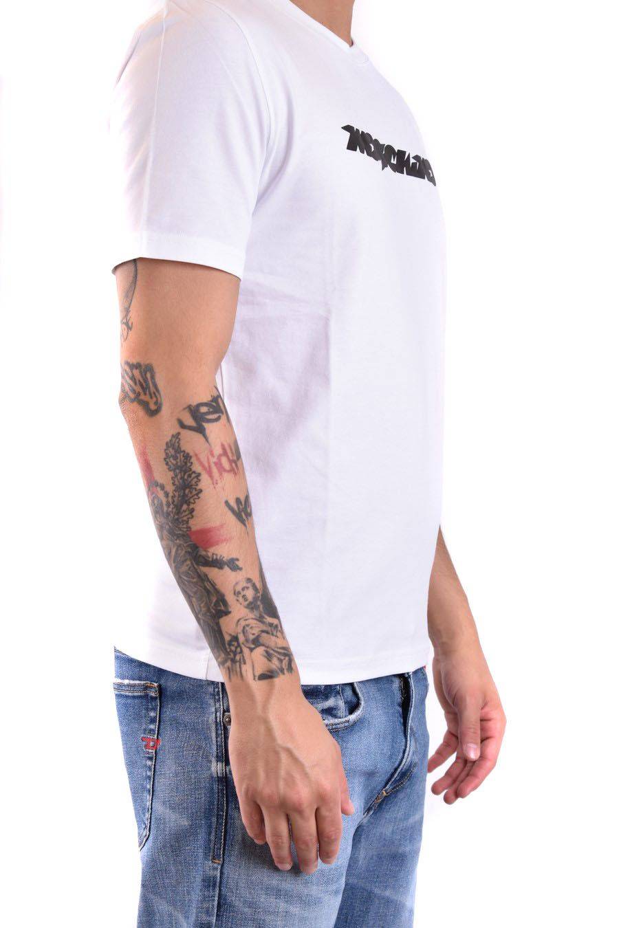 MOSCHINO  T-Shirt MOSCHINO Bianca 100% Cotone Da Uomo A0718