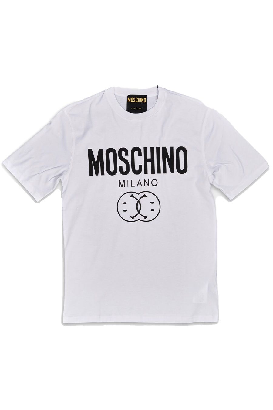 MOSCHINO  T-Shirt Moschino Bianca Uomo in Cotone 100% J0725