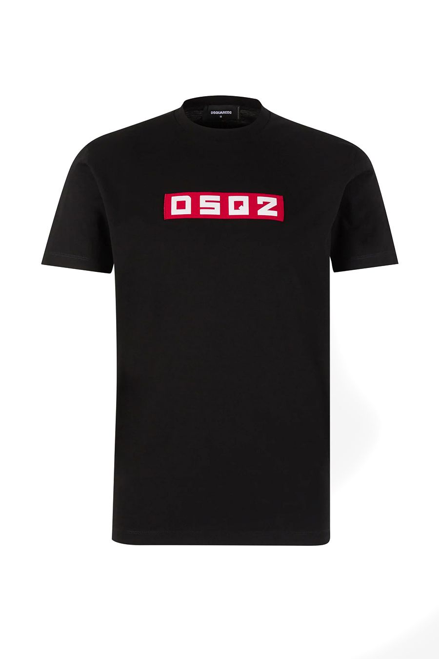 DSQUARED2  T-Shirt Nera in Cotone DSQUARED2 S74GD1223
