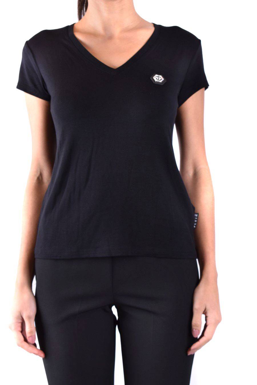 PHILIPP PLEIN  T-Shirt Nera In Cotone Philipp Plein Donna