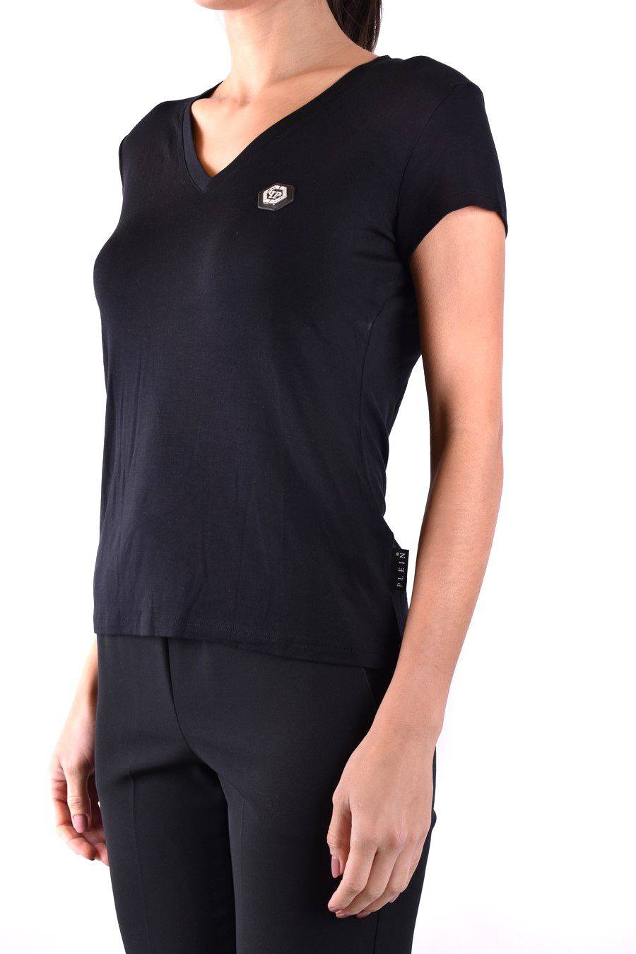 PHILIPP PLEIN  T-Shirt Nera In Cotone Philipp Plein Donna