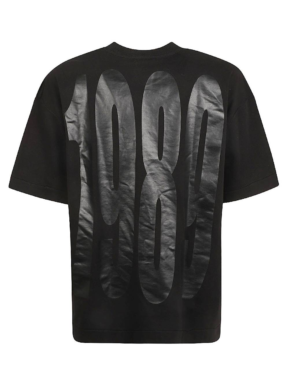 1989 STUDIO  T-Shirt Nera In Cotone Uomo 1989 Studio