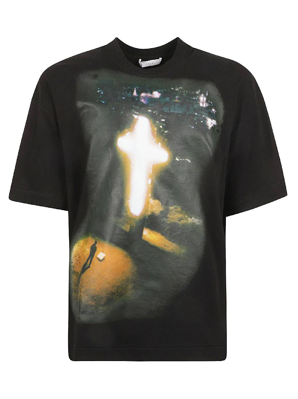 1989 STUDIO  T-Shirt Nera in Cotone Uomo 1989 Studio