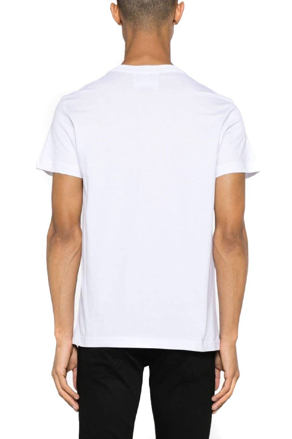 VERSACE JEANS COUTURE  T-Shirt Uomo Cotone Bianco Versace Jeans Couture